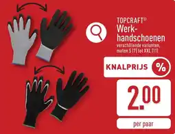 ALDI Topcraft® werk- handschoenen aanbieding