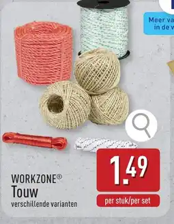 ALDI Workzone® touw aanbieding