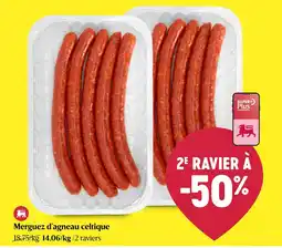 AD Delhaize Merguez d'agneau celtique aanbieding