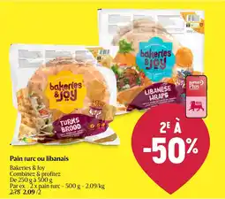 AD Delhaize Pain turc ou libanais aanbieding