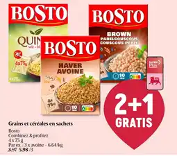 AD Delhaize Grains et céréales en sachets aanbieding