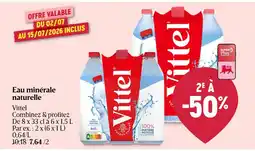 AD Delhaize Eau minérale naturelle aanbieding