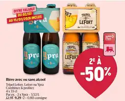AD Delhaize Bière avec ou sans alcool aanbieding
