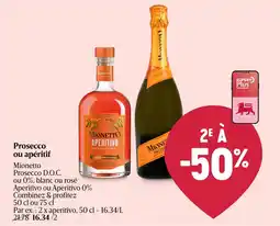 AD Delhaize Prosecco ou apéritif aanbieding