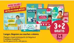 AD Delhaize Langes, lingettes ou couches-culottes aanbieding