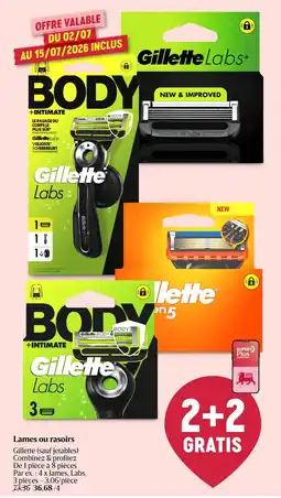 AD Delhaize Lames ou rasoirs aanbieding