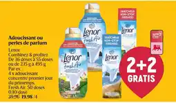 AD Delhaize Adoucissant ou perles de parfum aanbieding
