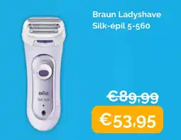 Krëfel Braun ladyshave silk-épil 5-560 aanbieding