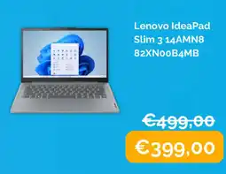 Krëfel Lenovo ideapad slim 3 14amn8 82xn00b4mb aanbieding