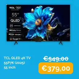 Krëfel Tcl qled 4k tv 55p7k (2025) aanbieding