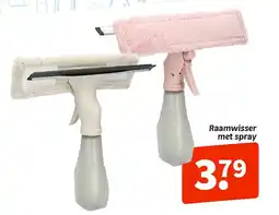 Wibra Raamwisser met spray aanbieding
