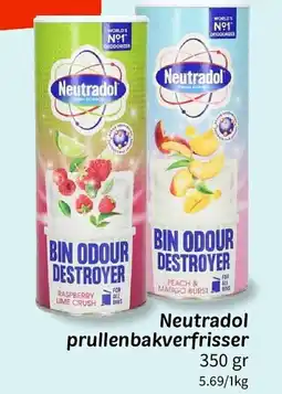 Wibra Neutradol prullenbakverfrisser aanbieding
