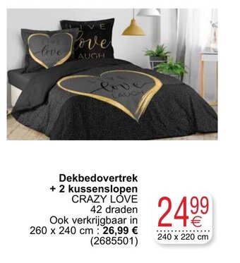 Cora Dekbedovertrek + 2 kussenslopen aanbieding