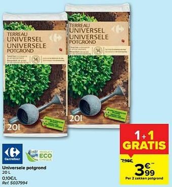 Carrefour Universele potgrond aanbieding