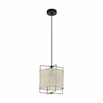 Leen Bakker EGLO hanglamp Bridekirk Ø30 cm - zwart - Leen Bakker aanbieding