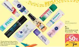 Di Wild, Nivea, Nivea Men, Syoss, Gliss, Parodontax, Sensodyne en Borotalco aanbieding