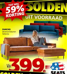 Seats and Sofas Pancho aanbieding