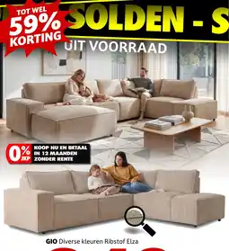 Seats and Sofas Gio aanbieding