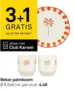 Karwei Beker palmboom aanbieding
