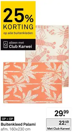 Karwei Buitenkleed Palami aanbieding