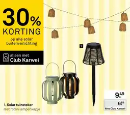 Karwei Solar tuinsteker aanbieding