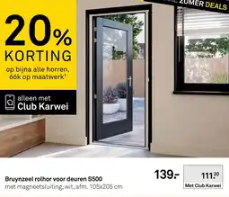 Karwei Bruynzeel rolhor voor deuren S500 aanbieding