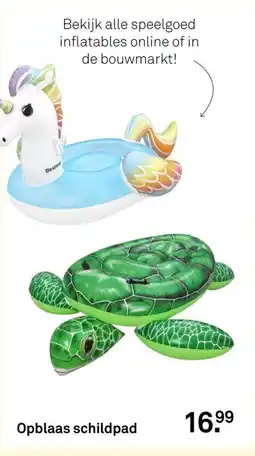Karwei Opblaas schildpad aanbieding