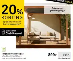 Karwei Pergola Silvano Douglas aanbieding