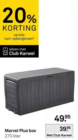 Karwei Marvel Plus box aanbieding