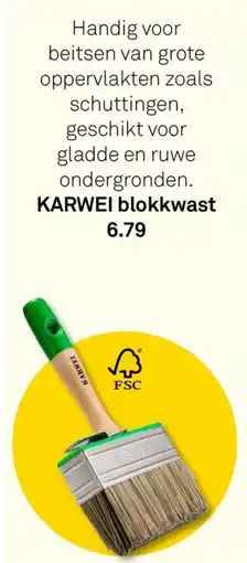 Karwei Karwei blokkwast aanbieding