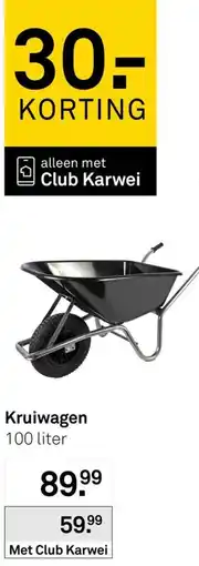 Karwei Kruiwagen aanbieding