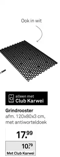 Karwei Grindrooster aanbieding