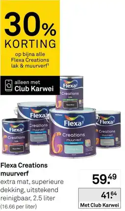 Karwei Flexa Creations aanbieding