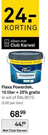 Karwei Flexa Powerdek aanbieding
