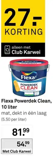Karwei Flexa Powerdek Clean aanbieding