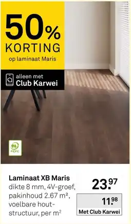 Karwei Laminaat XB Maris aanbieding