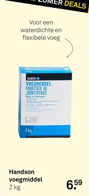 Karwei Handson voegmiddel aanbieding