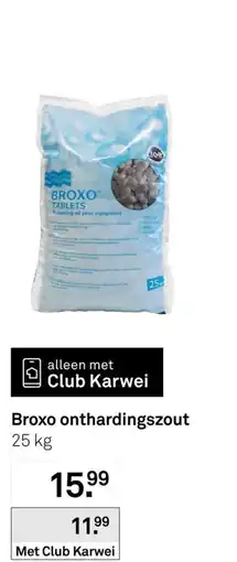 Karwei Broxo onthardingszout aanbieding