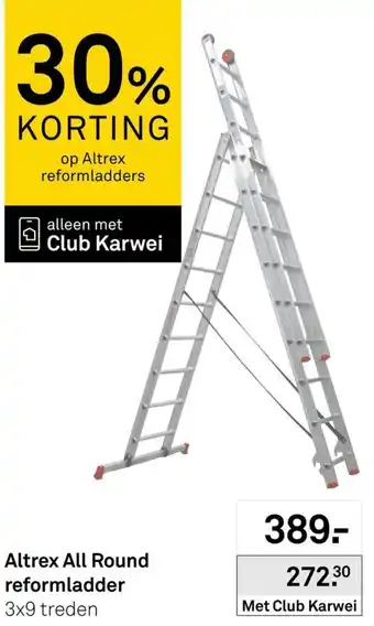 Karwei Altrex All Round reformladder aanbieding