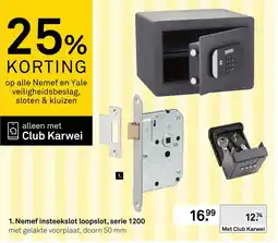 Karwei Nemef insteekslot loopslot, serie 1200 aanbieding