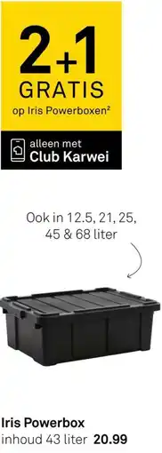 Karwei Iris Powerbox aanbieding