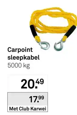Karwei Carpoint sleepkabel aanbieding