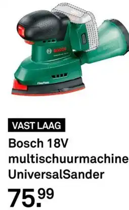 Karwei Bosch 18V multischuurmachine Universal Sander aanbieding