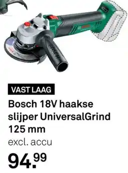 Karwei Bosch 18V haakse slijper Universal Grind aanbieding