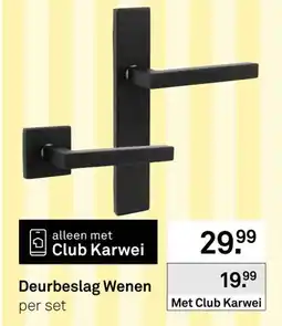 Karwei Deurbeslag Wenen aanbieding