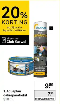 Karwei Aquaplan dakreparatiekit aanbieding