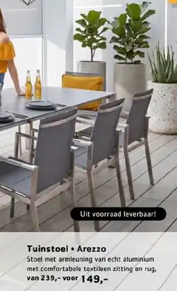 Sijben Tuinstoel Arezzo aanbieding