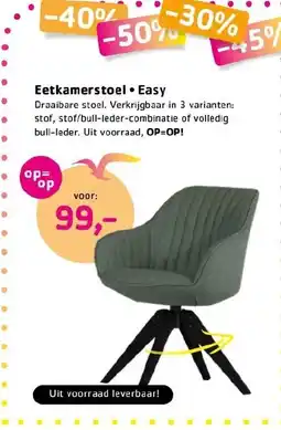 Sijben Eetkamerstoel Easy aanbieding