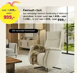 Sijben Fauteuil Jack aanbieding
