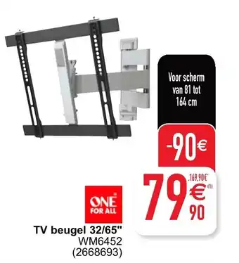 Cora TV beugel 32/65 aanbieding